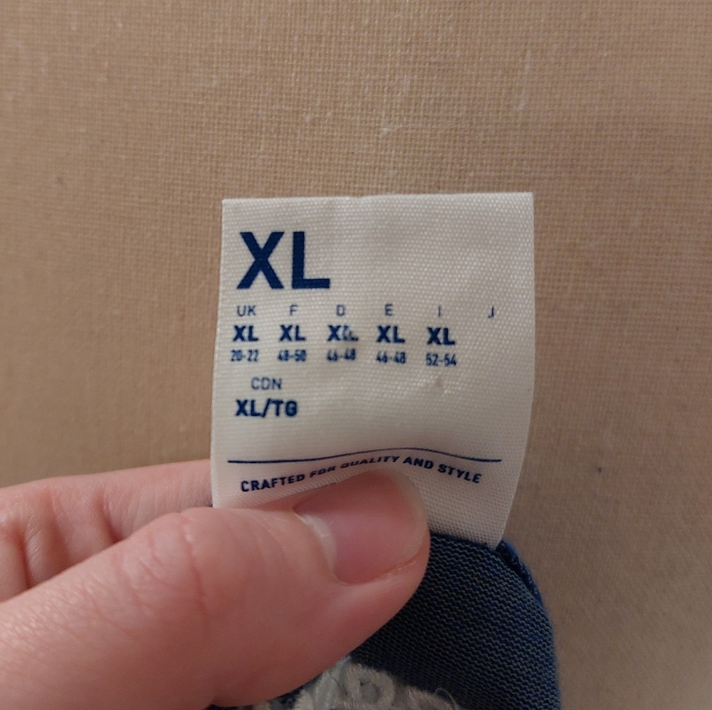 Blue Reebok Cropped Boxy Shirt - Picture 7 of 7